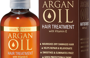 HairXpertise Argan Oil 100ml Bottle and Box